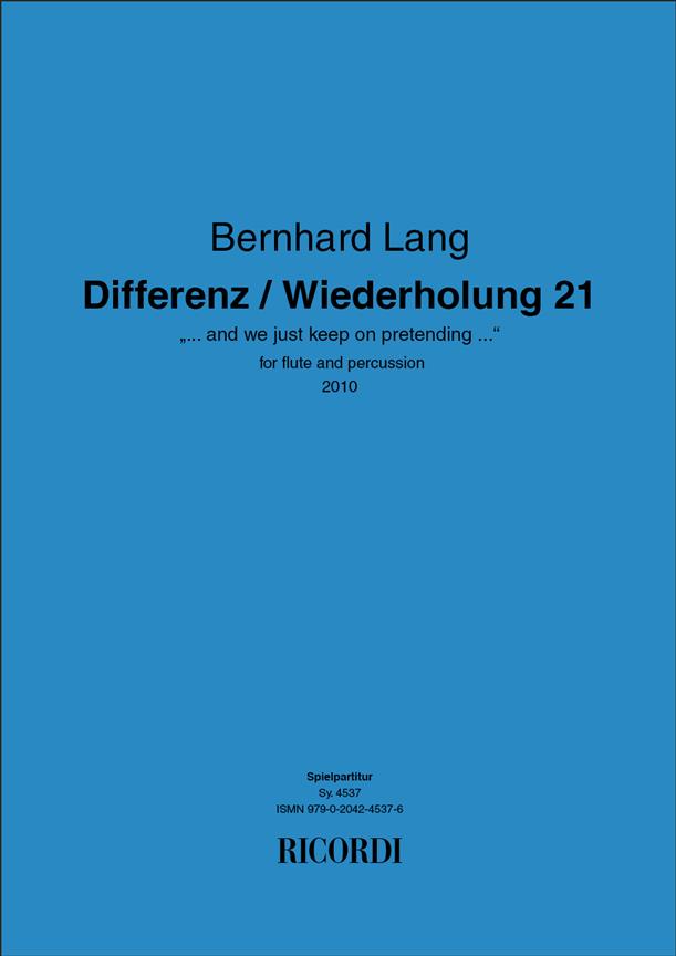 Differenz / Wiederholung 21